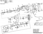 Bosch 0 601 113 103  Drill 220 V / Eu Spare Parts